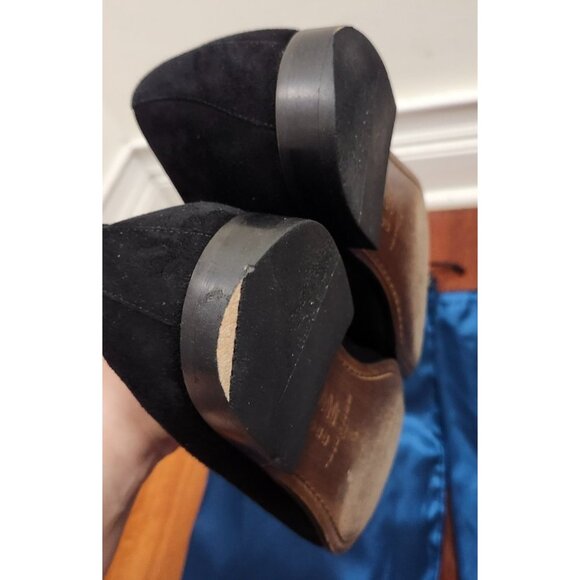 Corrente Pelle line Suede Tassel Loafer   Black + Red Size EU 45 - Picture 11 of 13